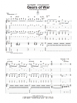 page one of Gears Of War (Guitar Tab)
