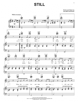 page one of Still (Piano, Vocal & Guitar Chords (Right-Hand Melody))