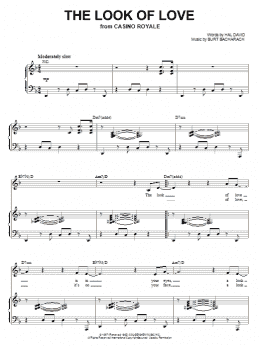 page one of The Look Of Love (Piano & Vocal)