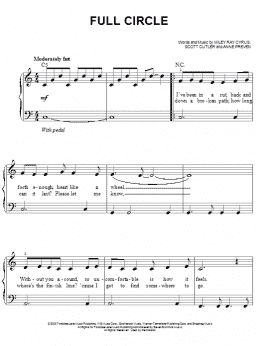 page one of Full Circle (Easy Piano)