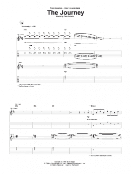 page one of The Journey (Guitar Tab)