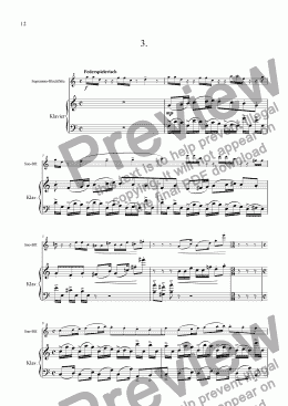 page one of Flauto Forte e Piano Dolce 3