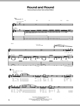 page one of Round And Round (Guitar Tab)