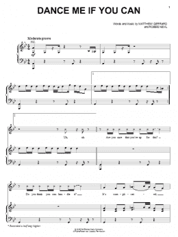 page one of Dance Me If You Can (Piano, Vocal & Guitar Chords (Right-Hand Melody))