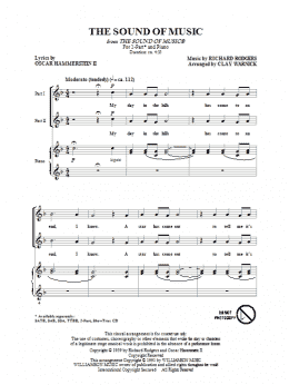 page one of The Sound Of Music (2-Part Choir)