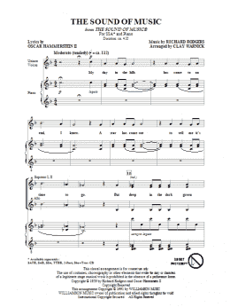 page one of The Sound Of Music (SSA Choir)