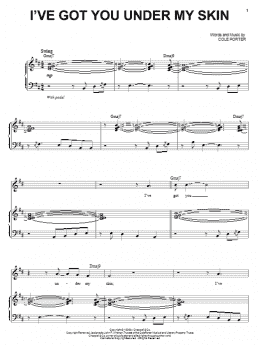 page one of I've Got You Under My Skin (Piano & Vocal)