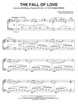 page one of The Fall Of Love (Piano Solo)