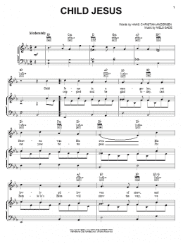 page one of Child Jesus (Piano, Vocal & Guitar Chords (Right-Hand Melody))