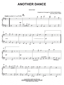 page one of Another Dance (from Pride And Prejudice) (arr. Carol Klose) (Piano Duet)