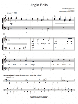 page one of Jingle Bells (Educational Piano)