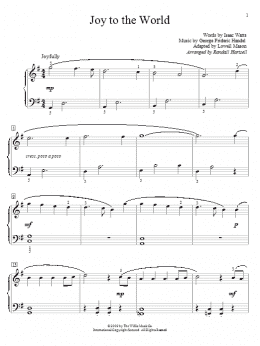 page one of Joy To The World (Educational Piano)