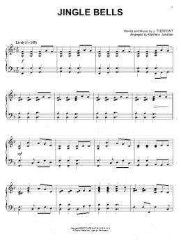 page one of Jingle Bells (Piano Solo)