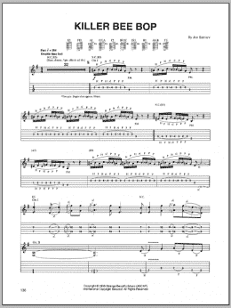 page one of Killer Bee Bop (Guitar Tab)