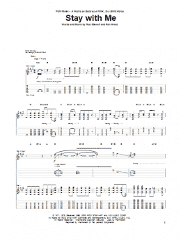 page one of Stay With Me (Guitar Tab)