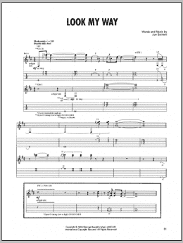 page one of Look My Way (Guitar Tab)