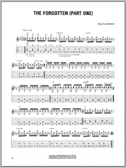 page one of The Forgotten (Part One) (Guitar Tab)