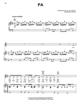 page one of Pa (Piano, Vocal & Guitar Chords (Right-Hand Melody))
