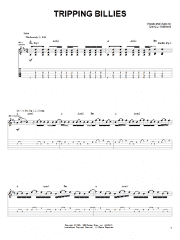 page one of Tripping Billies (Guitar Tab)