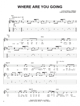 page one of Where Are You Going (Easy Guitar)