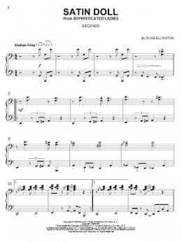 page one of Satin Doll (Piano Duet)