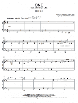 page one of One (Piano Duet)