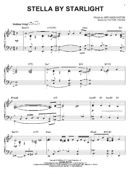 page one of Stella By Starlight (Piano Solo)