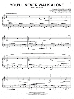 page one of You'll Never Walk Alone (from Carousel) (Piano Solo)