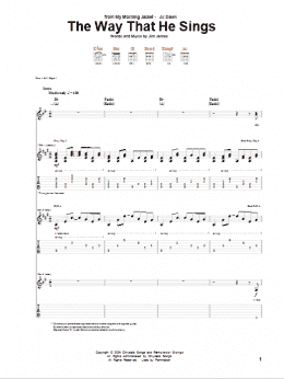 page one of The Way That He Sings (Guitar Tab)