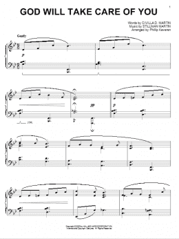 page one of God Will Take Care Of You (arr. Phillip Keveren) (Piano Solo)