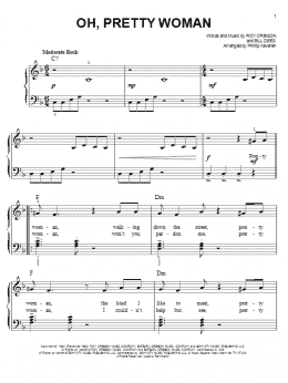 page one of Oh, Pretty Woman (arr. Phillip Keveren) (Easy Piano)