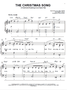 page one of The Christmas Song (Chestnuts Roasting On An Open Fire) (arr. Phillip Keveren) (Easy Piano)