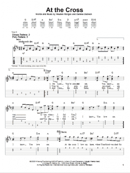 page one of At The Cross (Easy Guitar Tab)