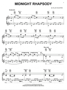 page one of Midnight Rhapsody (Piano Solo)