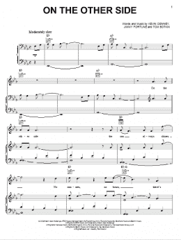 page one of On The Other Side (Piano, Vocal & Guitar Chords (Right-Hand Melody))