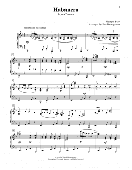 page one of Habanera (Educational Piano)