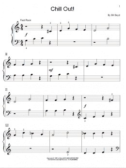 page one of Chill Out! (Educational Piano)