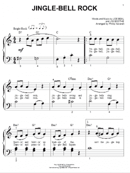 page one of Jingle-Bell Rock (arr. Phillip Keveren) (Big Note Piano)