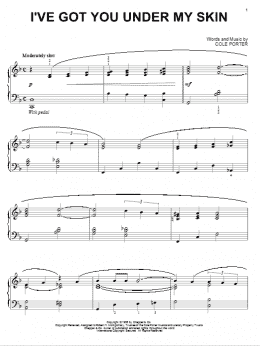 page one of I've Got You Under My Skin (Piano Solo)