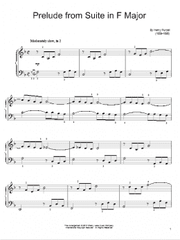 page one of Prelude (Easy Piano)