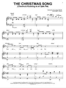 page one of The Christmas Song (Chestnuts Roasting On An Open Fire) (Piano & Vocal)