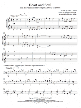 page one of Heart And Soul (Educational Piano)