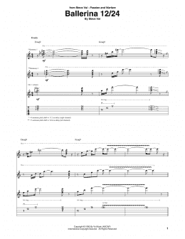 page one of Ballerina 12/24 (Guitar Tab)