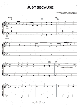 page one of Just Because (Accordion)