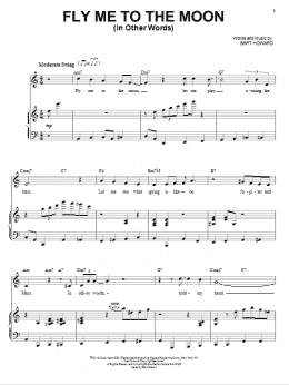 page one of Fly Me To The Moon (In Other Words) (Piano & Vocal)