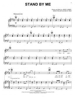 page one of Stand By Me (Piano, Vocal & Guitar Chords (Right-Hand Melody))