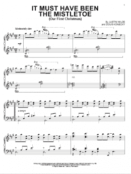 page one of It Must Have Been The Mistletoe (Our First Christmas) (Piano Solo)