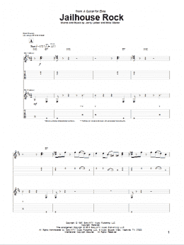 page one of Jailhouse Rock (Guitar Tab)