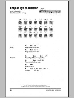 page one of Keep An Eye On Summer (Guitar Chords/Lyrics)