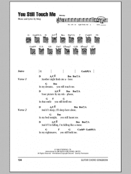 page one of You Still Touch Me (Guitar Chords/Lyrics)